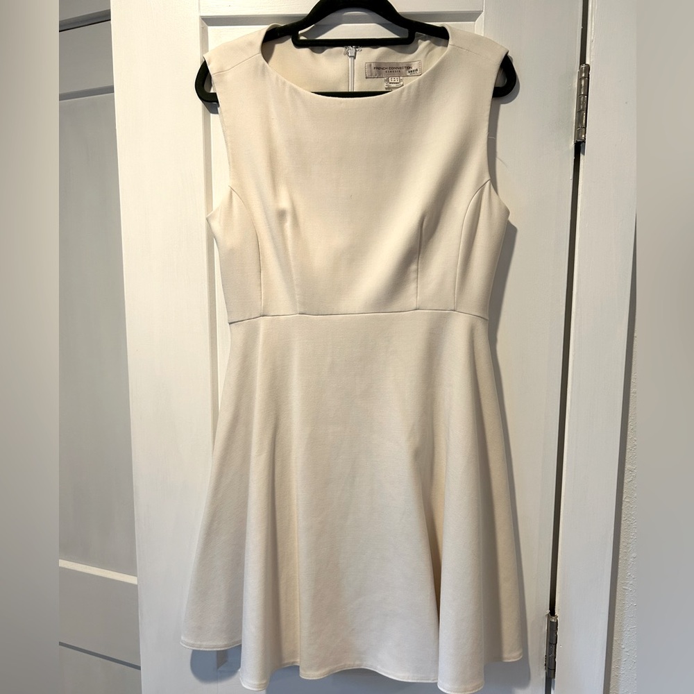 Off-white dress. French Connection. Size 8.